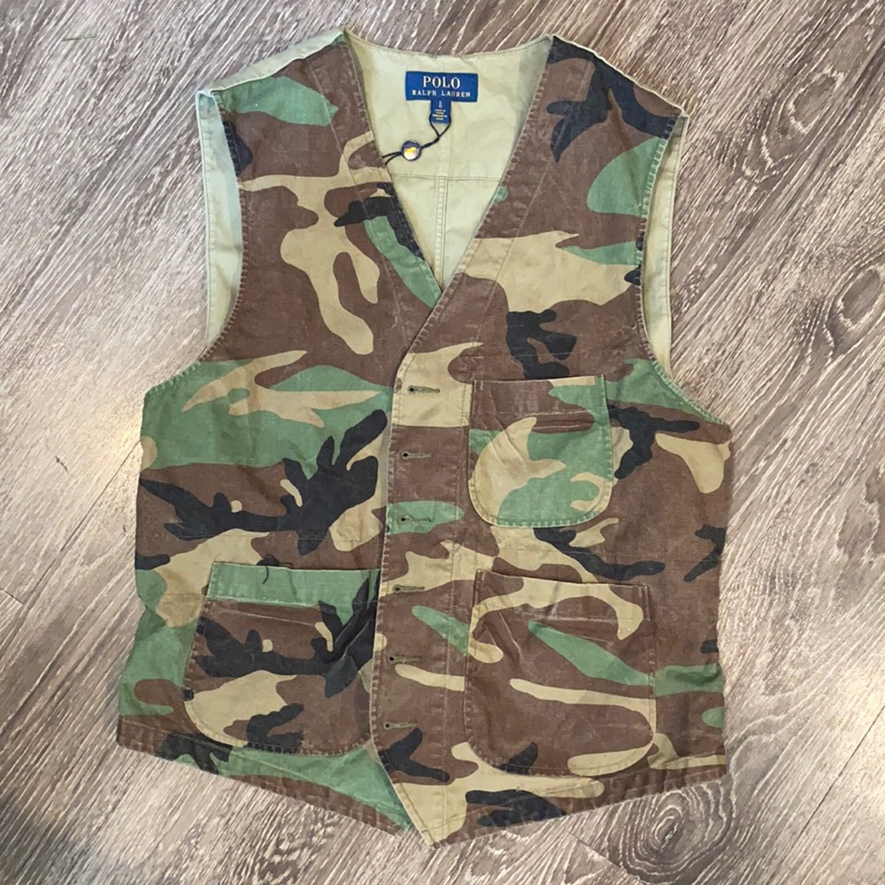 Ralph Lauren Camo Vest - Large